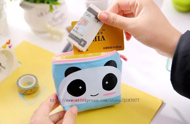 

Kawaii 10*8CM PU Panda Pocket Coin Purse Wallet Pouch Case BAG ; Gift Coin Wallet BAG Hand Coin bag