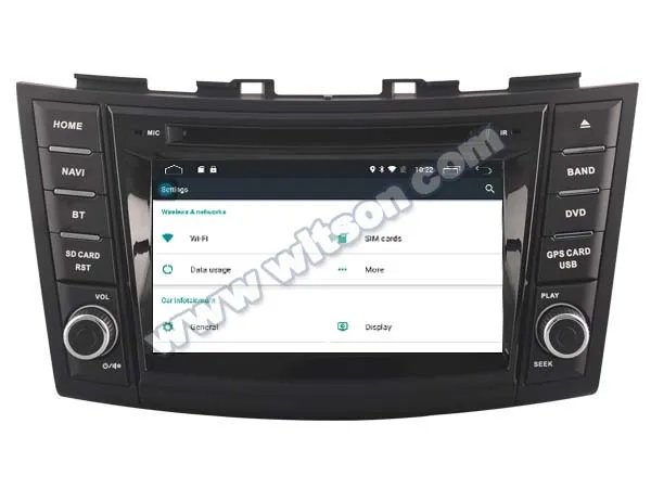 Clearance 7" Quad Core Android 6.0 OS Special Car DVD for Suzuki Swift 2011 2012 2013 2014 2015 2016 2017 with Calling Function Support 1