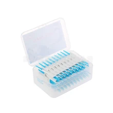 200 шт./упак. softвзрослые межзубные щетки чистят между зубами зубная нить зубная щетка зубочистки для ухода за зубами инструмент