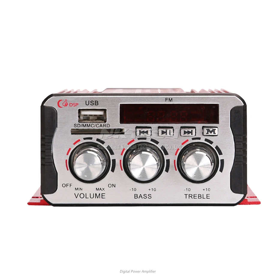 NKTECH MA 600 автомобильный усилитель мощности Мини ИК цифровой плеер HiFi стерео 2x25 Вт