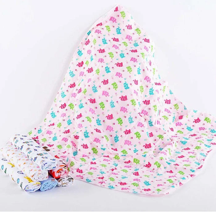 100 Cotton Flannel Baby Blanket 4pcs/pack Carters Receiving Newborn