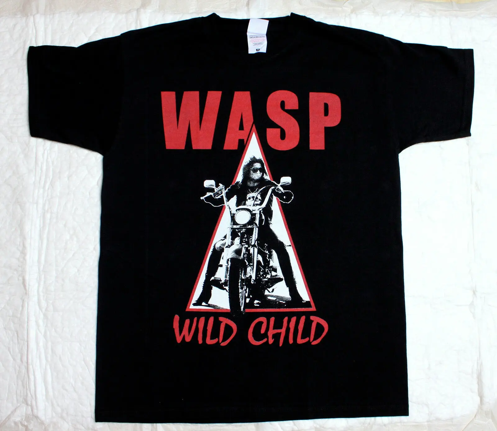 W.A.S.P. Дикий CHILD'85 тяжелый металл группа ОСА Twisted Sister новый черный футболка 2019 Высокое качество брендовая повседневная короткая
