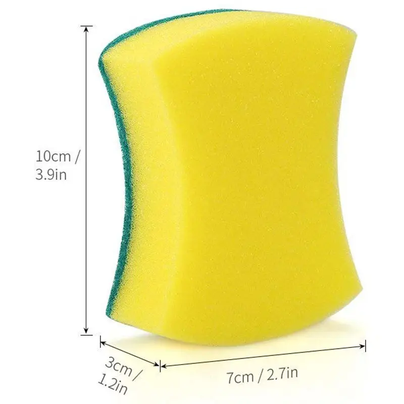 Лучшие 20 упаковок многофункциональная сверхмощная губка-скраб Экстра тонкие Волшебные чистящие губки ластик Губка для кухни ванной комнаты мебель