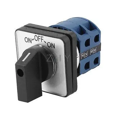 AC 660V 25A 8 винтовых клемм 3 положения вращающееся переключающее устройство |