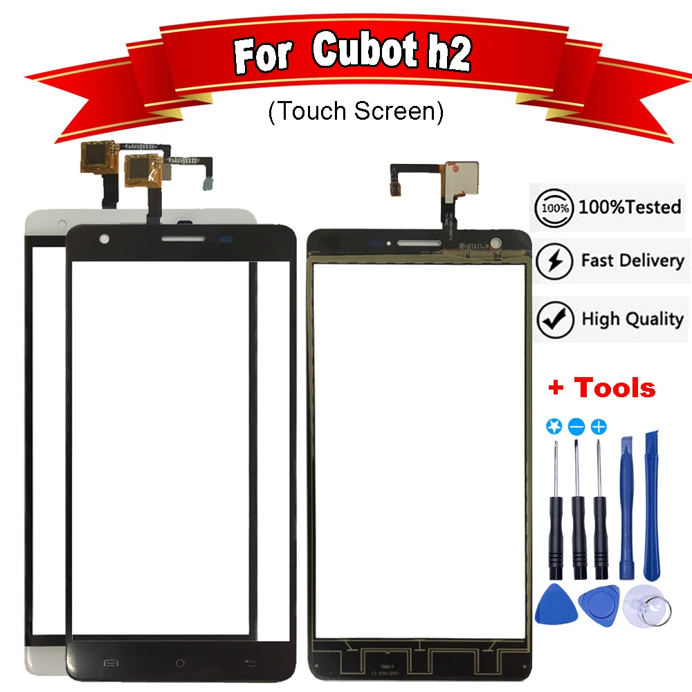 

for Cubot H2 touch good quality 5.5 inch Touch For Cubot h2 Touch Screen Digitizer Panel +free Tool