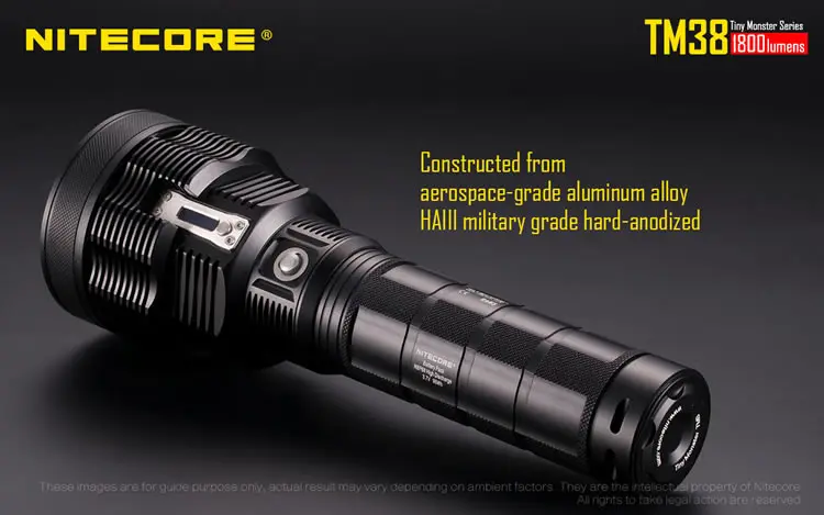 NITECORE TM38 перезаряжаемый фонарь CREE XHP35 HI D4 max 1800 люмен, прожектор, 1400 м, ручной фонарь, литиевый аккумулятор