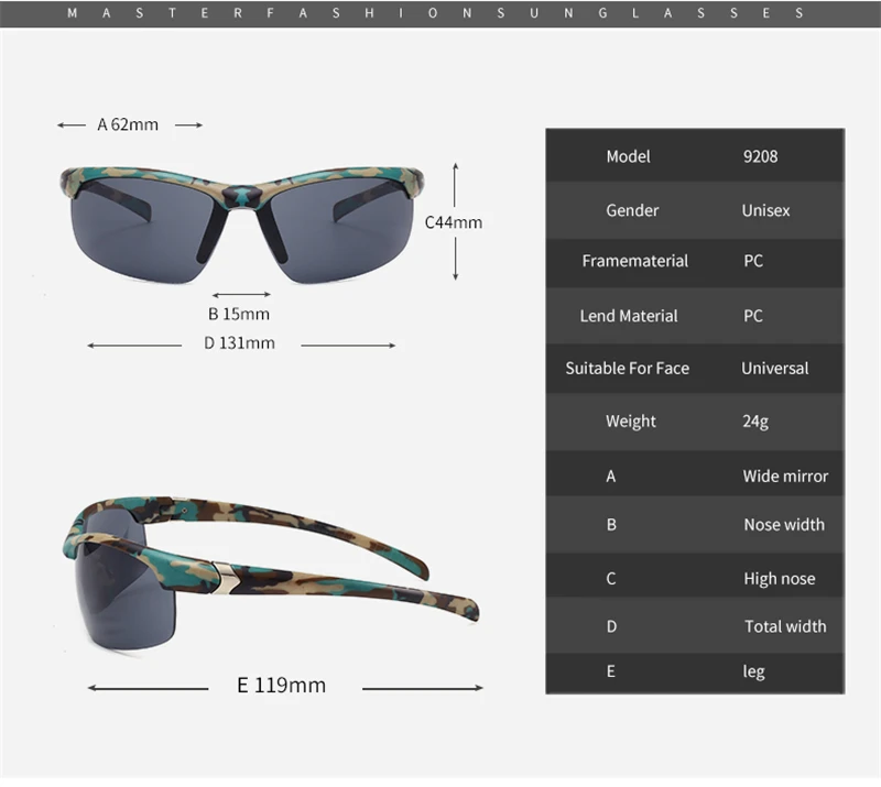 Походные солнцезащитные очки для рыбалки ветрозащитные UV400 очки камуфляжные охотничьи очки для кемпинга мужские тактические очки для стрельбы
