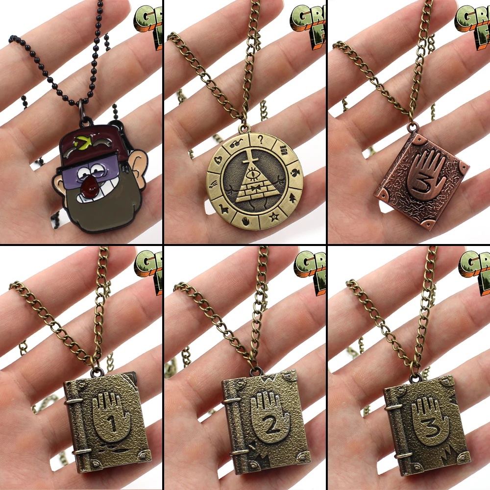 

Giancomics Gravity Falls Bill Cipher Cute Anime Pattern Number 1 2 3 Necklace Cosplay Collection Otaku Fashion Decoration Gifts