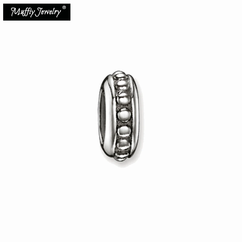 

Rivet Look Stopper Bead,Europe Style Karma Jewelry Good Jewelry For Men Or Women,2017 Gift In 925 Sterling Silver