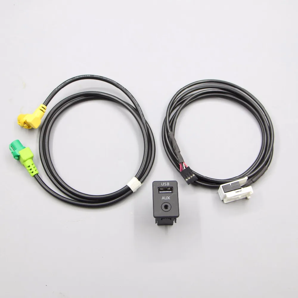 USB для автомобильного аудиокабеля прерыватель VW Passat B6 B7 CC Touran Polo RCD510 lavado de cara +/310 + | Отзывы и видеообзор