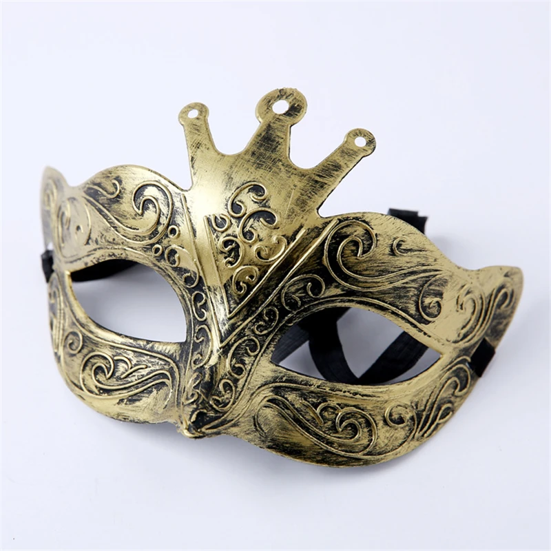 Венецианская маска в форме короны для мужчин, свадебные карнавальные вечерние костюмы фиолетового цвета, Карнавальная маска на Хеллоуин