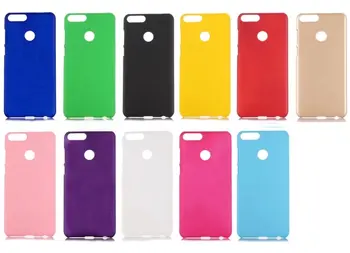 

100pcs/lot free shipping Rubber Matte Hard Back Case For huawei Honor 9 lite/Enjoy 7S/For huawei P smart/Honor 9PRO