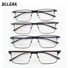 P9960 мужские титановый сплав оправа для очков мужские очки IP гальванический сплав Материал полный обод оправы для очков пружинный шарнир