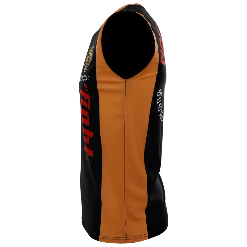 Футболка Tiger Rashguard для ММА Муай Тай мужская спортивная футболка с аниме принтом