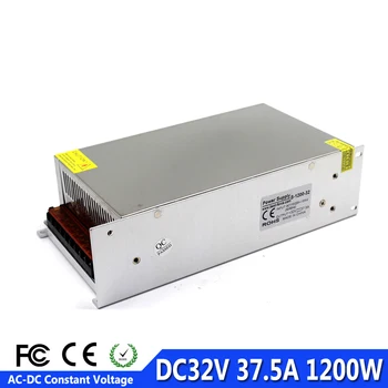 

Universal DC 32V power supply Switching 37.5A 1200W Driver Transformer 110V 220V AC to DC32V SMPS For Led CNC Machine DIY CCTV