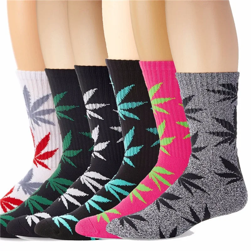 Fashion 1 Pair Comfortable High Quality Cotton Socks Leaf Maple Leaf