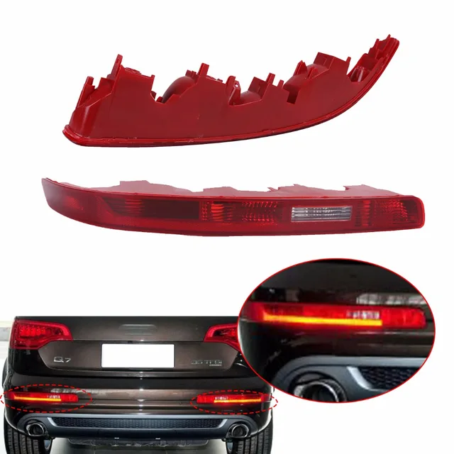 Rear Bumper Tail light Taillight Stop Fog Lamp For Audi Q7 2007 2015