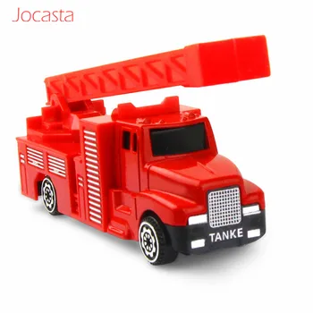 

1:64 Scale Model Alloy Diecast Vehicle Engineering Car Alloy Water Tank Fire Truck Toys Ladder Truck Toys for Children Kids Gift