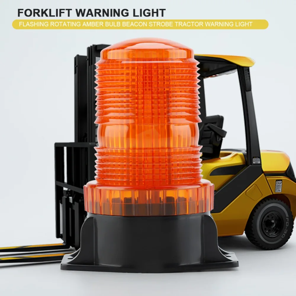 

10-110V 30 LEDs Flashing Rotating Bulb Strobe Forklift Warning Light