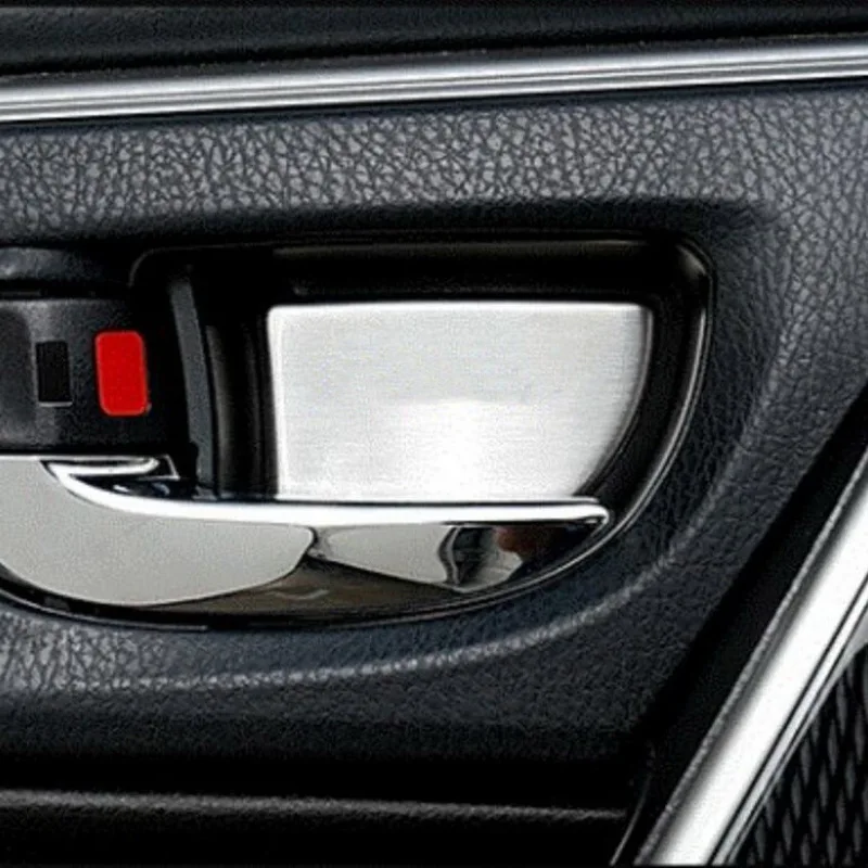 Tonlinker наклейки на крышки для Toyota Corolla 2014 18 Стайлинг автомобиля 4 шт. нержавеющая