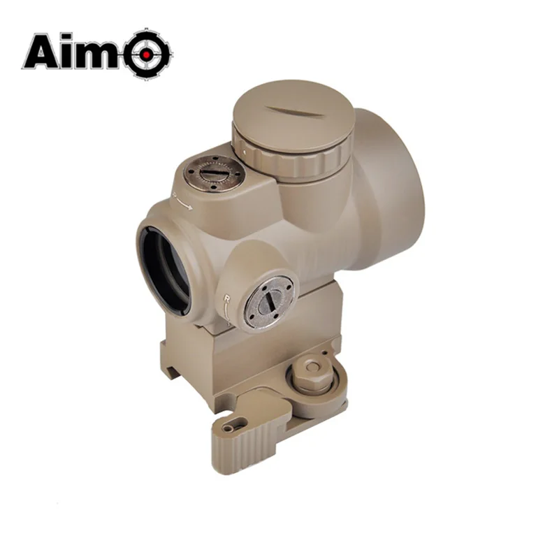 

Aim-O Airsoft Dot Sight Scope MRO Red with QD Riser Mount & Low AO5087 Riflescope