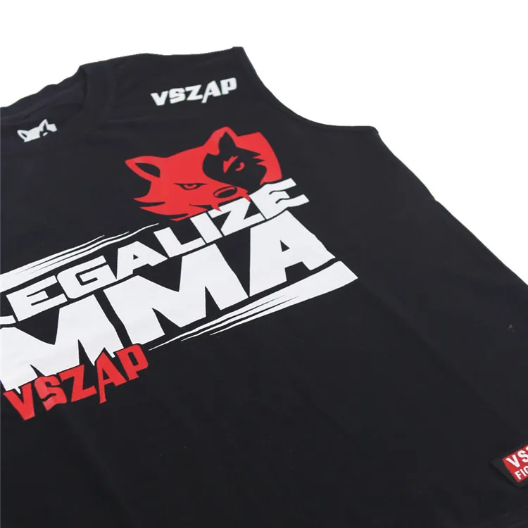 Мужские VSZAP lealize Трикотажные изделия для MMA майки боксерские Kick боксерский жилет Муай Тай тройники боксерские майки