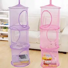 Полка сетка для хранения подвесная детский игрушечный Органайзер сумка для спальни настенный дверной шкаф