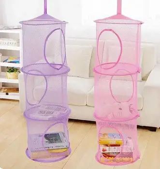 

Shelf Hanging Storage Net Kids Toy Organizer Bag Bedroom Wall Door Closet