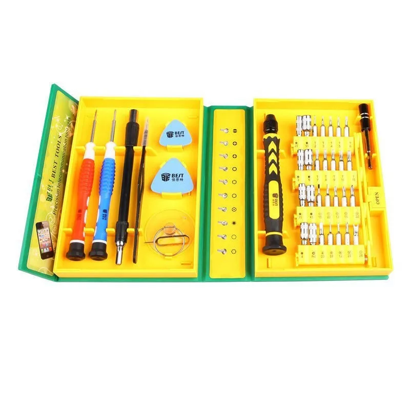 

38 in 1 Professional Versatile Precision Screwdriver Hardware Repair Tools Kit Set BEST-8921 for iPhone iPad Laptop