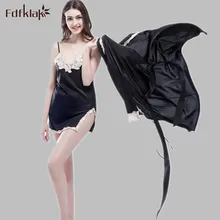 Fdfklak пикантные Новое поступление года брендовый шелковый халат и халат набор плюс Размеры из двух предметов ночная рубашка с подвязками+ банный халат Горячая M-XXL E0835