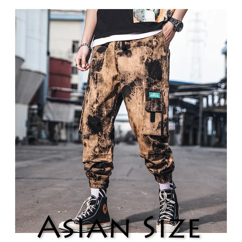 Privathinker мужские брюки длиной до щиколотки, брюки-карго в стиле хип-хоп, уличная одежда, японские брюки в стиле хип-хоп, мужские корейские модные джоггеры - Цвет: Khaki(Asiansize)