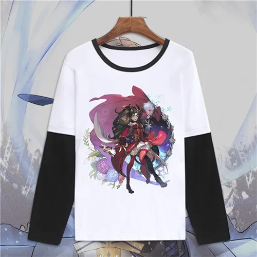 Fate grand order, футболка, мужская, забавная, длинный рукав, fgo, футболка, Fate apocripha saber, косплей, Fate Stay Night, Fate Zero - Цвет: A