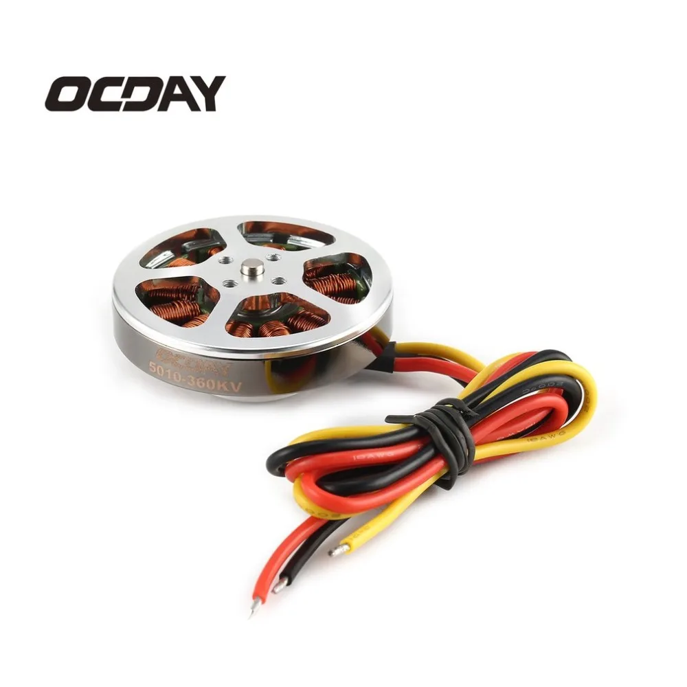 

OCDAY 110g 5010 360KV High Torque Aluminum Brushless Motors For ZD550 ZD850 RC Multicopter Quadcopter