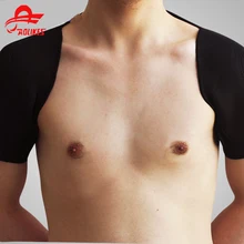 Неопреновый Магнитный Двойной плечевой протектор бандаж спортивная защита от травм Защита пояса