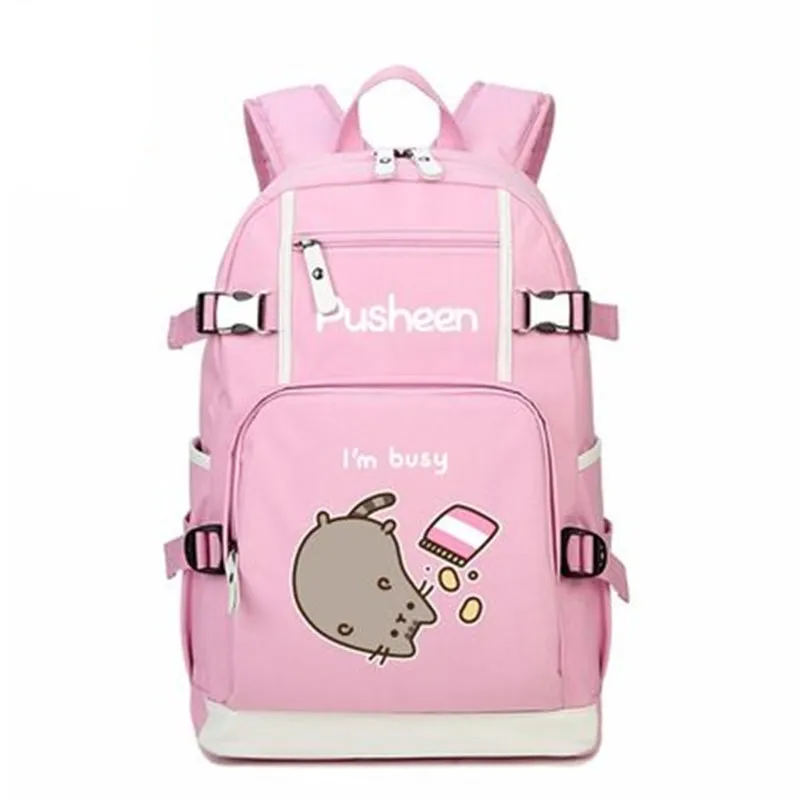 Красивый рюкзак для чтения с изображением кота единорога, розовый рюкзак, школьная сумка, Повседневная сумка для подростков, студентов, книг, путешествий, ноутбука, сумки для мальчиков и девочек, подарок - Цвет: Style 6