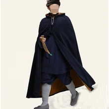 Новейший темно-синий унисекс зимний теплый плащ для медитации буддизм монахи Шаолинь шерстяной плащ для боевых искусств