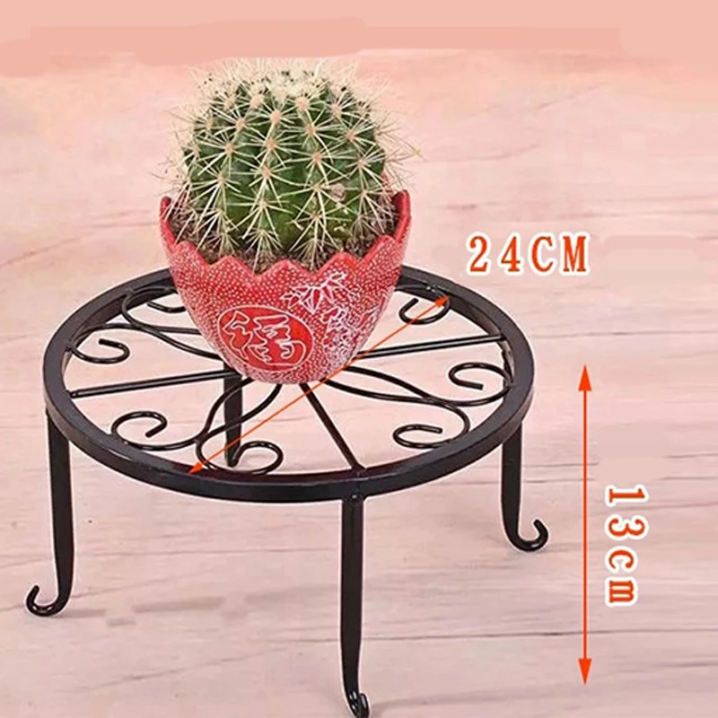 Iron Plant Stand Flower Pot Shelf Rack Display Garden Decorative Planter Holder