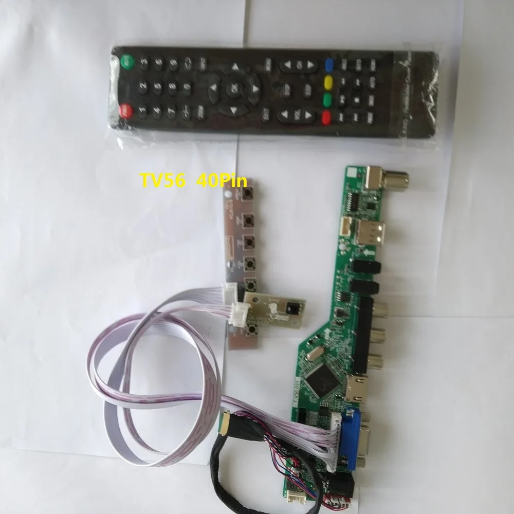  Kit para LP154WP4-TLA1 remoto VGA Placa de controlador 40pin LVDS panel de pantalla LCD 1440X900 LE