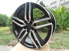 19x8 0 et 55 5x114 3 OEM Black Machine Face alloy wheel rims W307 for your