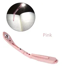 Небольшой складной светильник для книг, портативный светодиодный светильник с защитой глаз для путешествий, лампа для чтения, 3 цвета, АБС-пластик, экологический