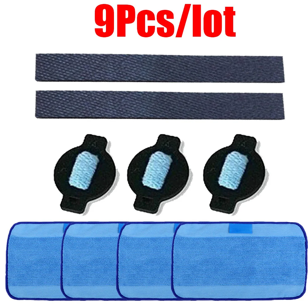 9pcs/lot Robot Wheel tire Mop Cloth Water Cap Replacment for iRobot Braava 320 380 381 380T 390 390T Mint 4200 4205 5200 5200C 9pcs lot robot wheel tire mop cloth water cap replacment for irobot braava 320 380 381 380t 390 390t mint 4200 4205 5200 5200c