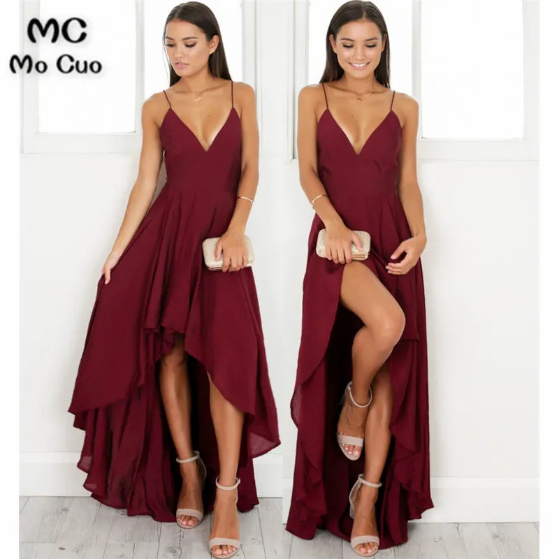 2019 Ready Ship Elegant African Evening Dresses V-Neck Hi Lo Gown Spaghetti Straps Chiffon Women Evening Dresses
2019 Ready Ship Elegant African Evening Dresses V-Neck Hi Lo Gown Spaghetti Straps Chiffon Women Evening Dresses