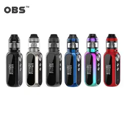 100% Оригинальные OBS CubeKit с 3000 мАч OBS CubeMOD 80 Вт Макс выход 4 мл OBS CubeTank Ecigarette Kit