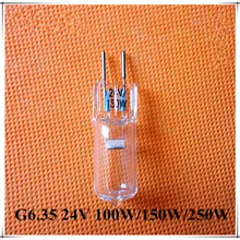 G6.35 24V150W галогенная лампа g6.35 24V100W медицинский бестеневая лампа медицинский 24 V g6.35 250 Вт 5 шт./лот