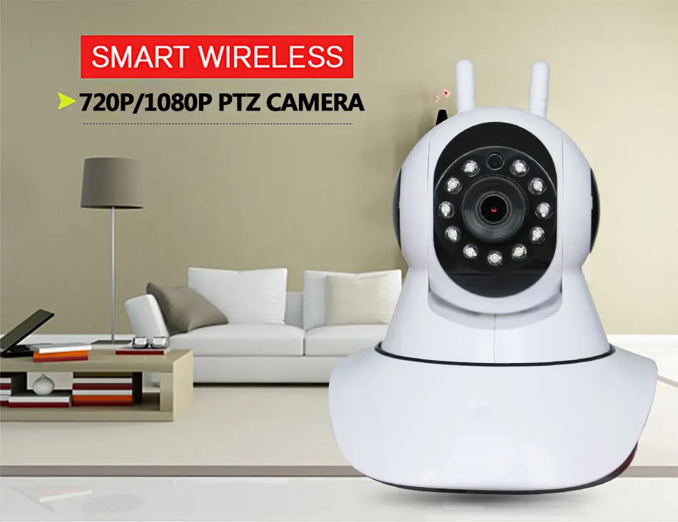 Домашняя безопасность 720P 1080P Wifi ip-камера аудио запись SD карта памяти P2P HD CCTV Беспроводная камера наблюдения детский монитор