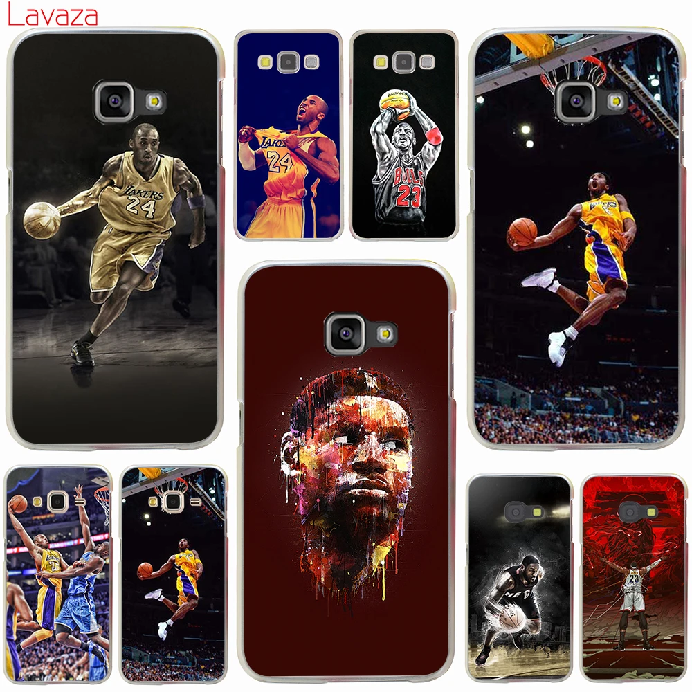

Lavaza LeBron James Kobe Bryant Hard Case for Samsung Galaxy A3 A5 2016 2017 Grand Prime A6 A8 Plus A9 2018 Note 8 9 Cover