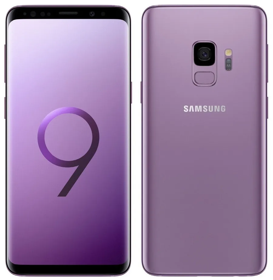 Мобильный телефон samsung Galaxy S9 Duos G9600 с двумя sim-картами, четыре ядра, 5,8 дюймов, 12 Мп, 4 Гб ОЗУ, 64 Гб ПЗУ, Snapdragon 845, NFC, 3000 мА/ч