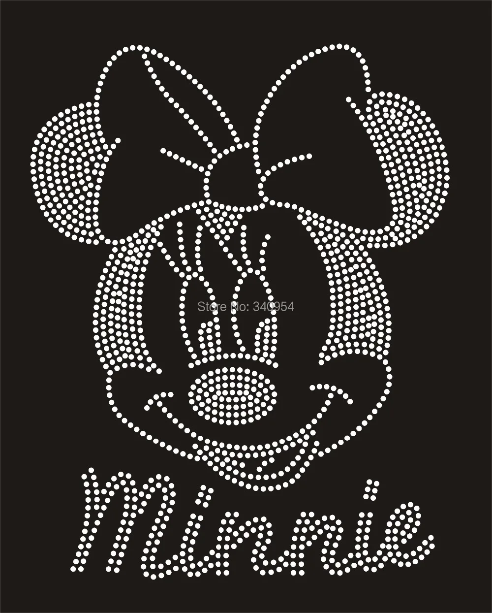 

Free Shipping Rhinestones Heat Transfer Design Iron On Motifs patches