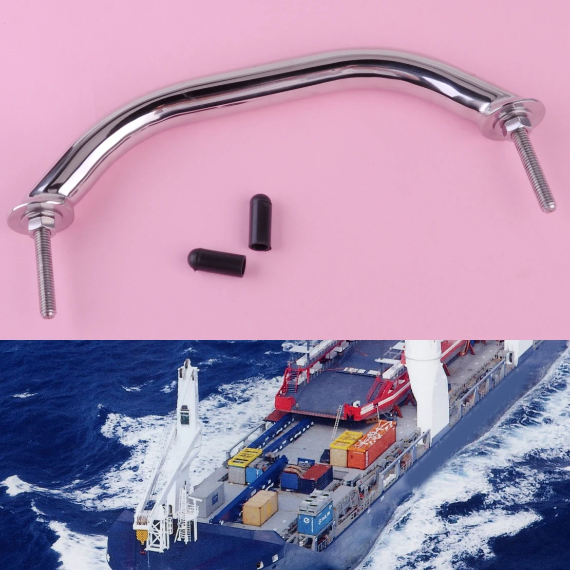 DWCX New 12 inch Surface Polished Great Stainless Steel Boat Handle