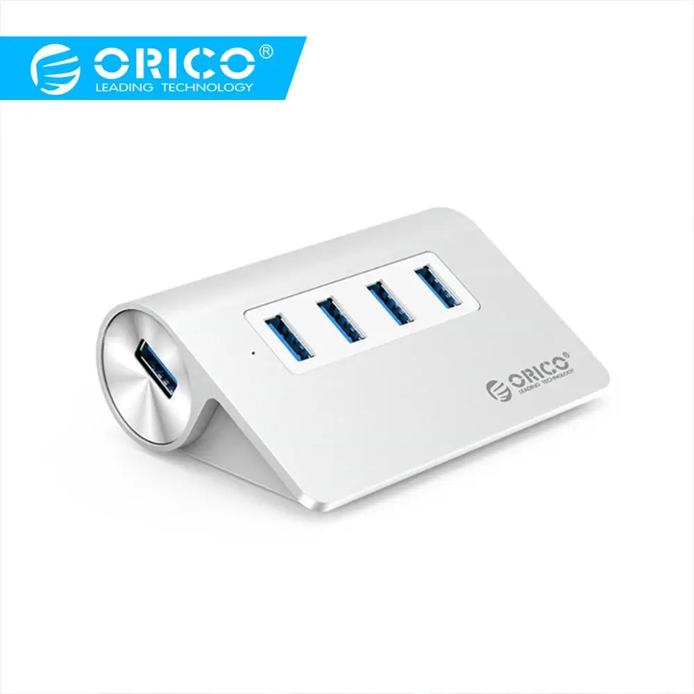 ORICO USB 3,0 концентратор супер скорость 4 порта микро внешний usb-хаб разветвитель портативный для Apple Macbook Air ноутбук ПК планшет концентратор